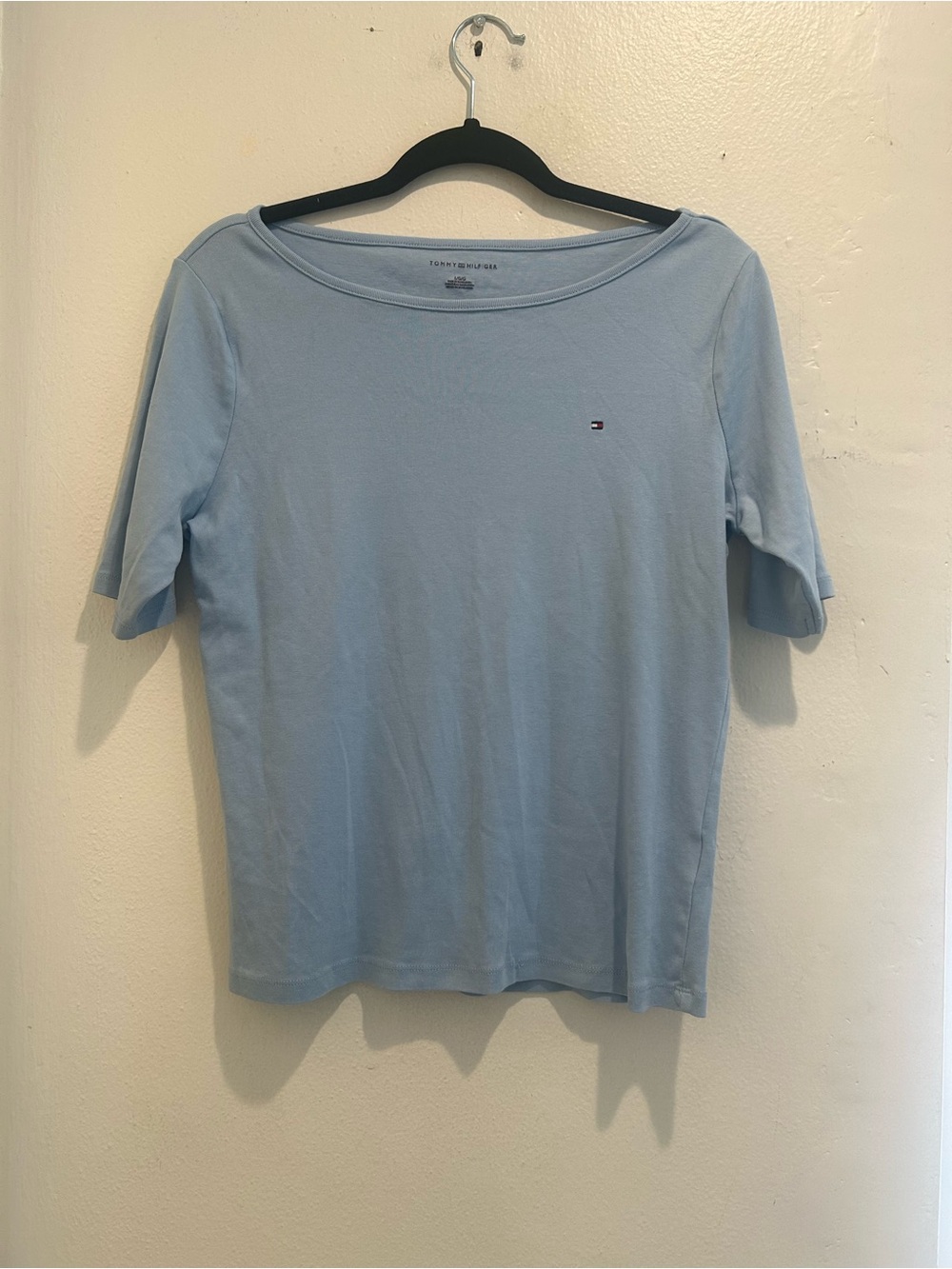 Tommy Hilfiger Light Blue Short Sleeve Polo-Style Shirt